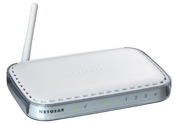 WGR614v8 - Netgear 4 x Ports 100Base-TX LAN + 1 x Port 100Base-TX WAN 54Mb/s 802.11g 2.462GHz Wireless Router