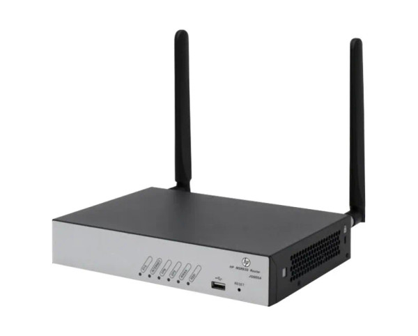 JG665-61001 - HP MSR930 Wireless Router 4-Port 1000Base-T LAN 1-Port RJ-45 WAN 802.11b/g/n 2.4GHz 6.75MB/s Networking