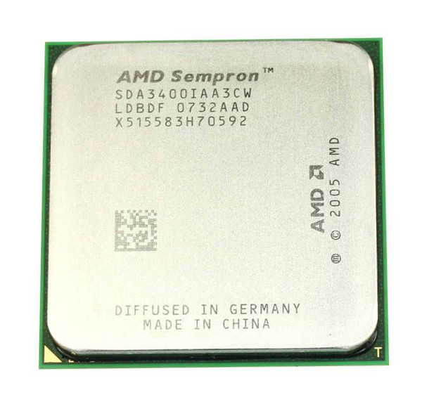 SDA3400IAA3CW - AMD Sempron 3400+ 1-Core 1.80GHz 1.60GT/s 256KB L2 Cache Socket AM2 Desktop Processor