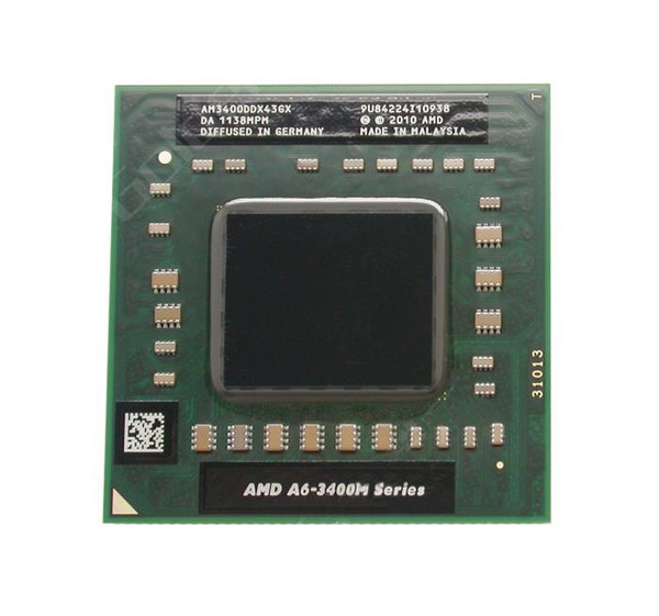 AM3400DDX43GX - AMD A6-3400M Quad-Core 1.40GHz 4MB L2 Cache Socket FS1 Mobile Processor