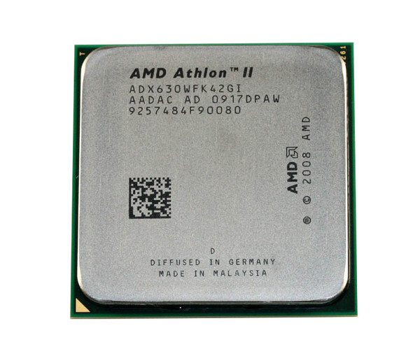 ADX630WFK42GI - AMD Athlon II X4 630 Quad-Core 2.80GHz 4000MHz HT 2MB L2 Cache Socket AM3 PGA-941 Processor