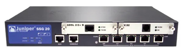 SSG-20-SH - Juniper Networks Secure Services Gateway 20 (SSG20) 2-Port Mini-PIM Slots with 256MB Memory