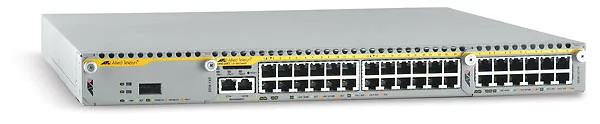 AT-X900-24XT - Allied Telesis x900, 24x 1GbE RJ-45, 2x Expansion Bays, Layer3, Managed, Rack-Mountable Switch