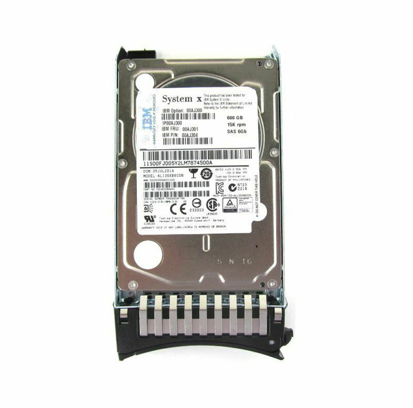 00AJ304 - IBM 600GB 15000RPM SAS 6Gb/s 2.5-Inch Hard Drive