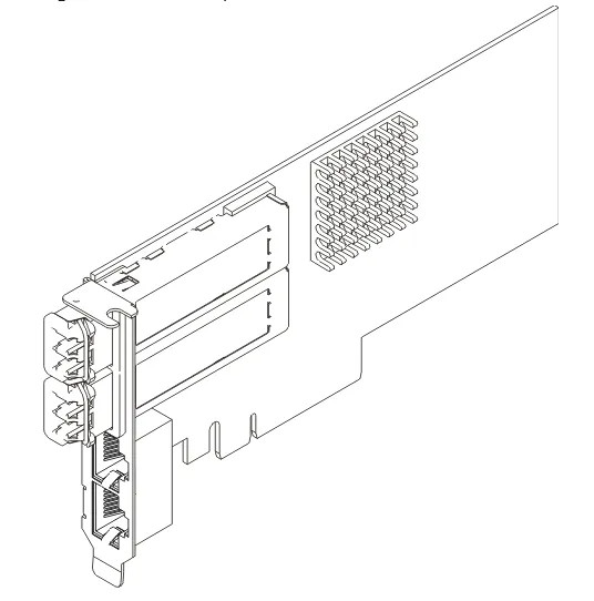 00AR319 - IBM 4 x Ports 10GbE PCI Express 2.0 Network Adapter Card