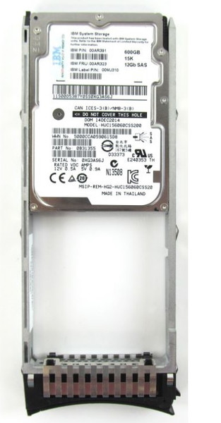 00AR391 - IBM 4TB SAS 6Gb/s 7200RPM Hot-Swappable 2.5-inch Hard Drive for Storage System V7000