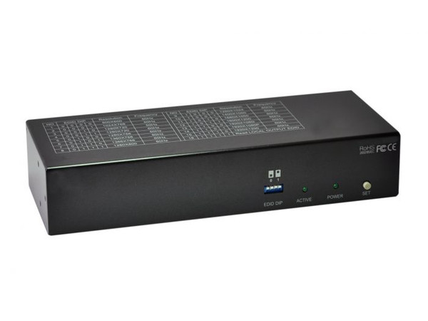 HVE-9118T - LevelOne 1920 x 1200 pixels AV transmitter 300 m Black