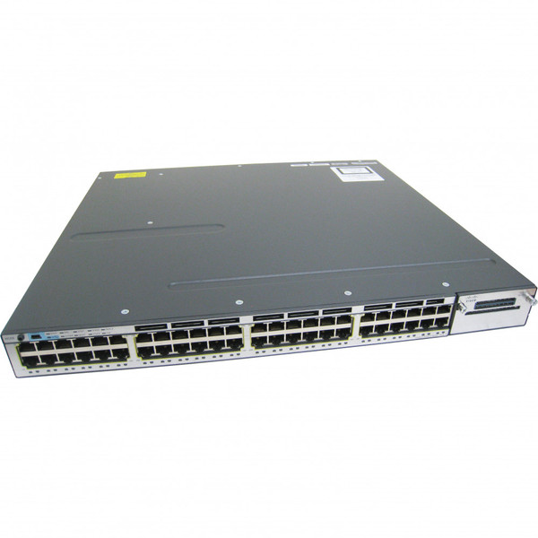 WS-C3750X-48U-S - Cisco Catalyst 3750-X Layer2 Managed Stackable PoE+ Gigabit Switch