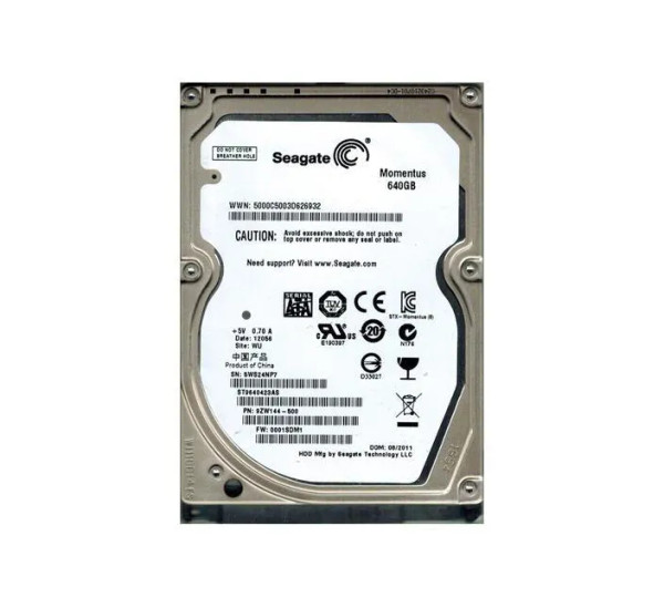ST9640423AS - Seagate Momentus 640GB 5400RPM SATA 3Gb/s 16MB Cache CE 2.5-Inch Hard Drive