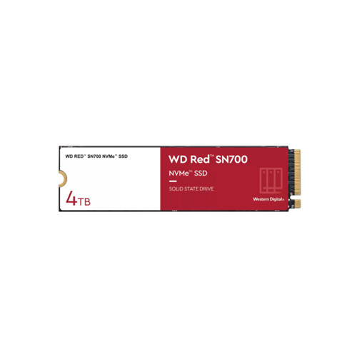 WDS400T1R0C - Western Digital Red SN700 Series 4TB PCI Express NVMe 3.0 x4 M.2 2280 Solid State Drive