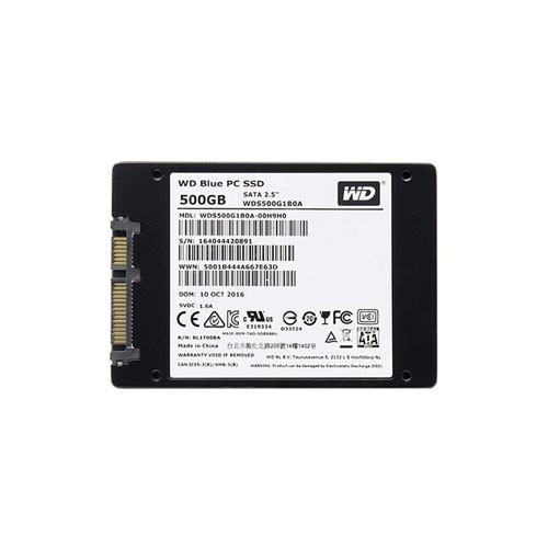 WDS500G1B0A - Western Digital Blue 500GB Triple-Level Cell SATA 6Gb/s 2.5-Inch Solid State Drive