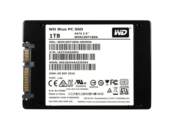 WDS100T1B0A-00H9H0 - Western Digital Blue 1TB SATA 6Gbps 2.5-inch Internal Solid State Drive (SSD)