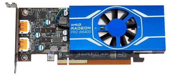 100-506189 - AMD Radeon Pro W6400 4GB 64-bit GDDR6 PCI Express 4.0 Workstation Video Graphics Card