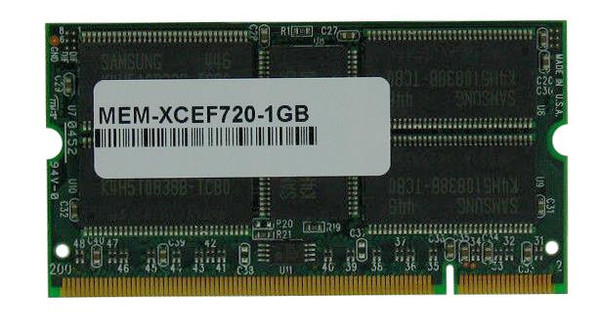 MEM-XCEF720-1GB-RF - Cisco 1GB DDR SODIMM Memory Upgrade for Catalyst 6500 DFC3A Series