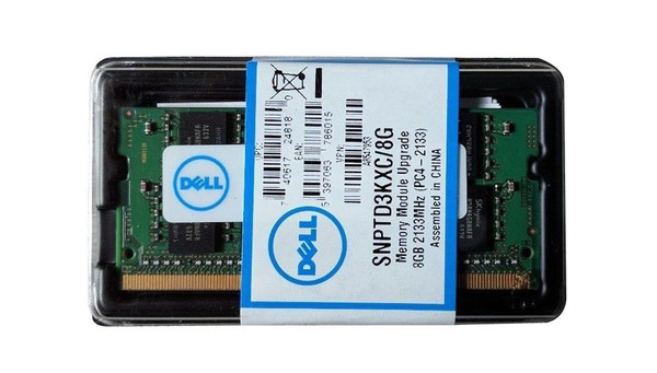 SNPTD3KXC - Dell 8GB PC4-17000 DDR4-2133MHz non-ECC Unbuffered CL15 260-Pin SoDimm 1.2V Dual Rank Memory