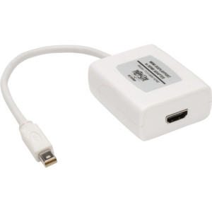 P137-06N-HDMI - Tripp Lite 6 inch Mini Displayport to HDMI Adapter DisplayPort/HDMI for Audio/Video Device, Projector, TV, Monitor 61 x Mini