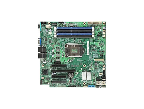 S1200V3RPS - Intel C222 Chipset LGA1150 Micro-ATX Motherboard Xeon E3-1200 V4 DDR3 4x DIMM Socket Server Board