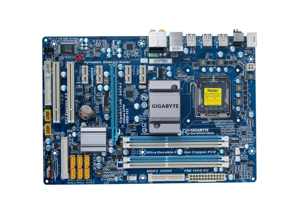 GA-EP43T-UD3L - Intel Gigabyte Socket 775/ P43/ DDR3/ A&amp GbE/ ATX Motherboard