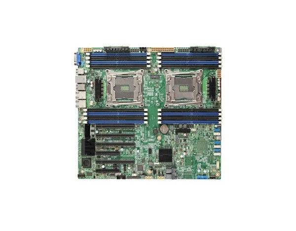 DBS2600CWT - Intel S2600CWT Dual Socket LGA2011 Server Motherboard SSI EEB C612 Chipset DDR4 16x DIMM Xeon E5-2600 v3 Compatible
