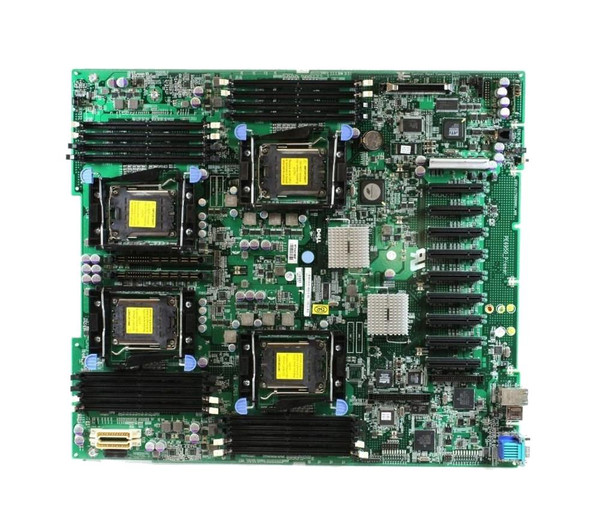 W466G - Dell Quad Socket F Motherboard for PowerEdge 6950 Broadcom HT-2100/HT-1000 Chipset Supports Opteron 8200/8300 DDR2 16x DIMM