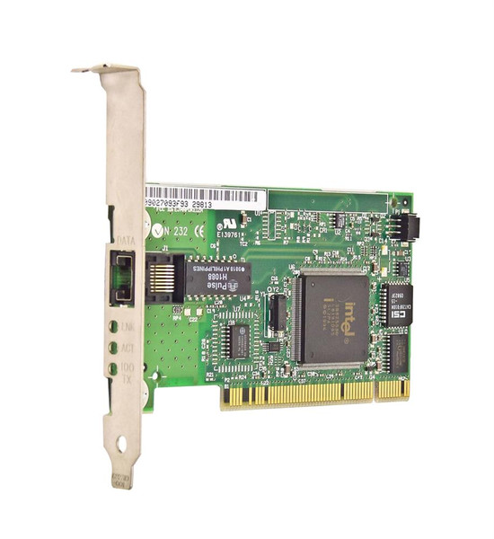 PILA8461 - Intel PRO/100+ PCI Fast Ethernet Network Adapter Single-Port RJ-45 100Mbps 10Base-T/100Base-TX Management