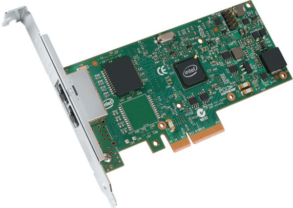 I350F2BLK - Intel 2-Port 1Gb/s 1000Base-SX Gigabit Ethernet PCI Express 2.1 x4 Server Network Adapter Card LC SX Interface