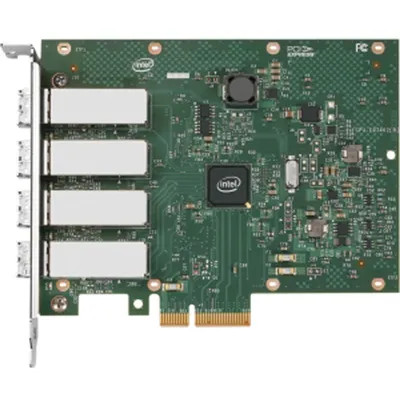 E1G44HFBLK - Intel I340-F4 Gigabit Ethernet Server Adapter 4x Multimode 850nm SFP Module