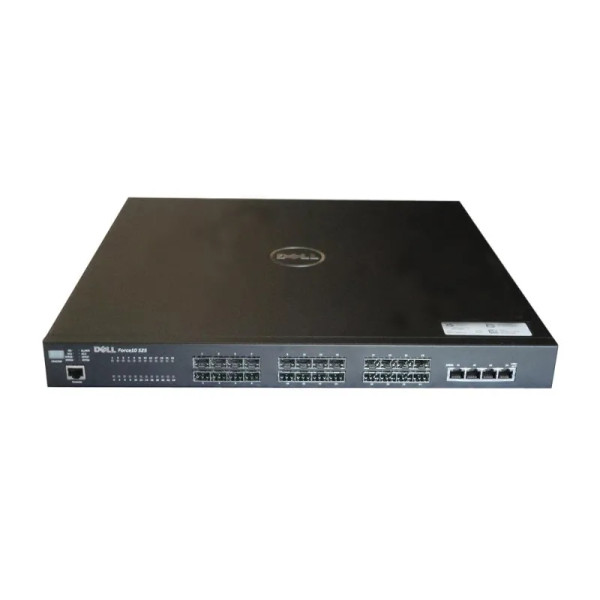UJ662 - Dell 6024 Switch, 24 1GBase-T Ports + 8 SFP Combo Ports, Layer 3 Managed, Rack-Mountable