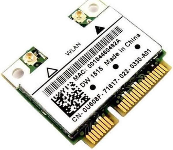 U608F - Dell Wireless 802.11 a/b/g/n PCI Express Half-Height Mini WLAN Card