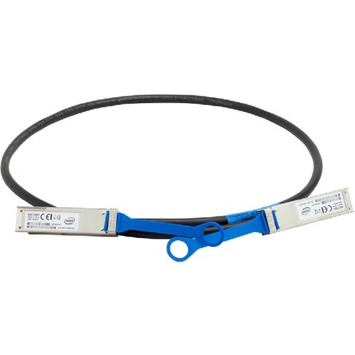 XLDACBL3 - Intel QSFP+ Twinaxial Ethernet Cable 3m 9.84ft Network Device Interconnect Dual QSFP+ 40GbE Passive Copper DAC