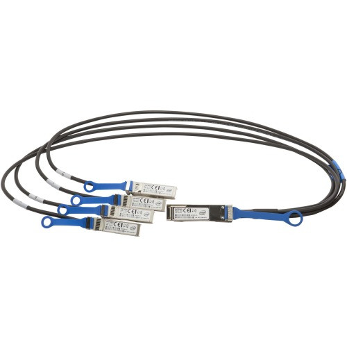 X4DACBL1 - Intel 1 Meter QSFP+ Breakout Ethernet Cable