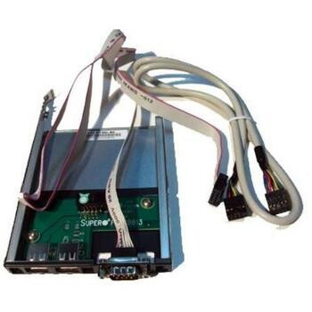 CSE-PT40L-B0 - SuperMicro 1u Black Optional Front Usb & Com Tray Sc813s