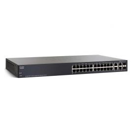SG300-28P-RF - Cisco 26 10/100/1000 Ports (24 POE Ports With 180W Power Budget) 2 Combo Mini-Gbic Ports