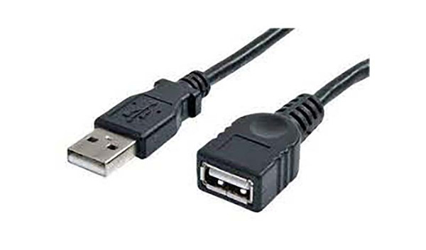 USBEXTAA3BK - StarTech 3ft Black USB 2.0 Extension Cable A to A M/F