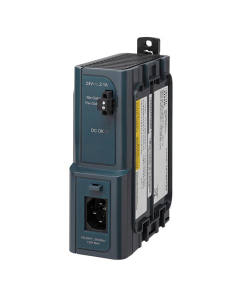 PWR-IE50W-AC= - Cisco 50-Watts 100-240V AC DIN-Rail Power Supply for IE 3000 Switch