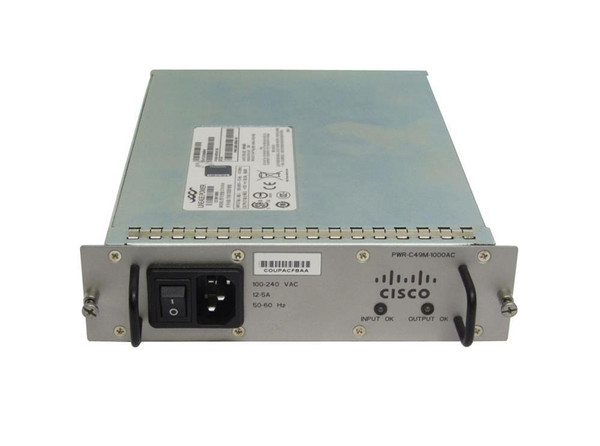 PWR-C49M-1000AC= - Cisco 1000-Watts Internal Power Supply for Catalyst 4900M Switch