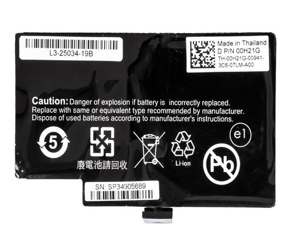 0H21G - Dell / LSI MegaRAID Battery for RAID Controller New other