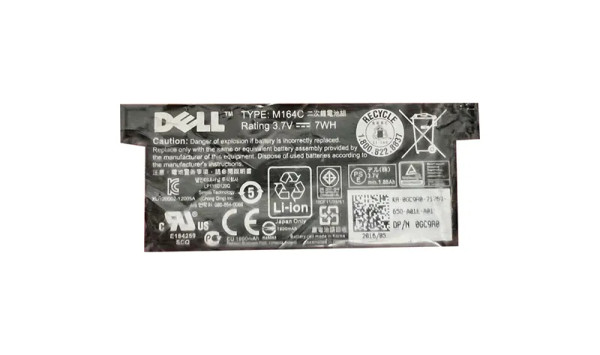 0GC9R0 - Dell Battery 3.7V 7Wh for Perc 5/E 6/E H700 H800 RAID Controllers