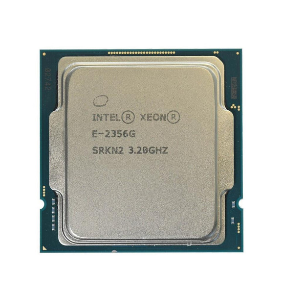 SRKN2 - Intel Xeon E-2356G 6-Core 3.20GHz 8.00GT/s 12MB Cache Socket FCLGA1200 Processor