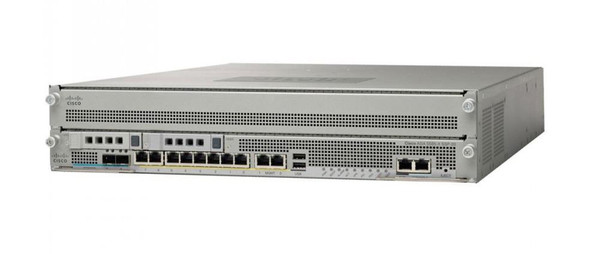 ASA-SSP-10-INC - Cisco ASA 5585-X Security Firewall, 8 Ports 1GbE, 2 SFP+ Slots, Rack-Mount