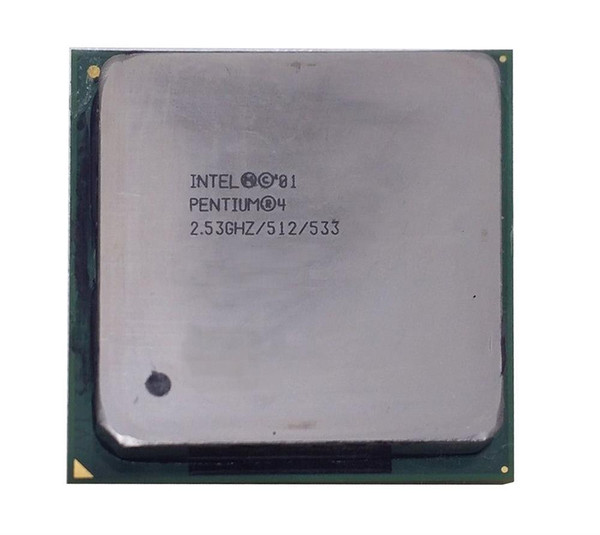 T0985 - Dell 2.53GHz 533MHz FSB 512KB L2 Cache Socket PGA478 Intel Pentium 4 Single-core 1 Core Processor