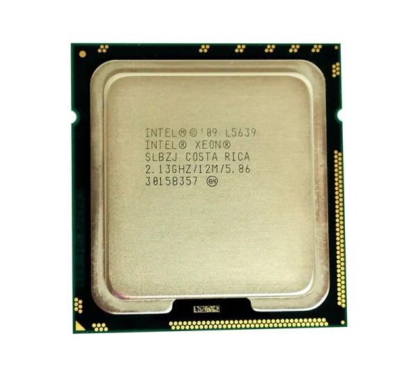 SLBZJ - Dell Xeon L5639 Hexa-core 6 Core 2.13GHz 5.86GT/s QPI 12MB L3 Cache Socket LGA1366 Processor