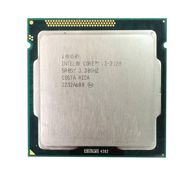 J72KD - Dell 3.3GHz 5.0GT/s DMI 3MB L3 Cache Socket FCLGA1155 Intel Core i3-2120 Dual-core 2 Core Processor