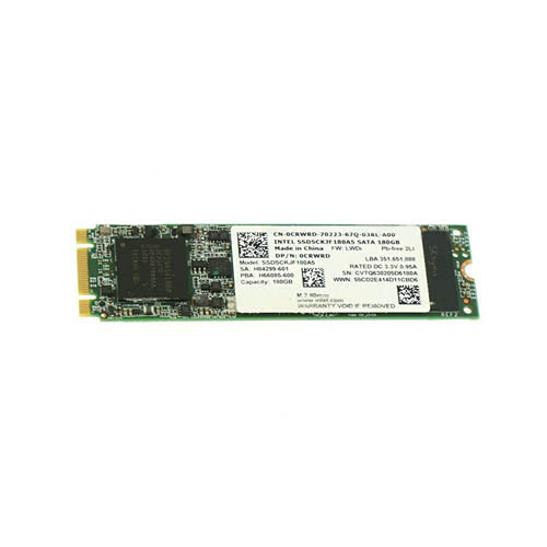 SSDSCKJF180A5 - Intel Pro-Level 2500 180GB Multi-Level-Cell SATA 6Gb/s M.2 2280 Solid State Drive