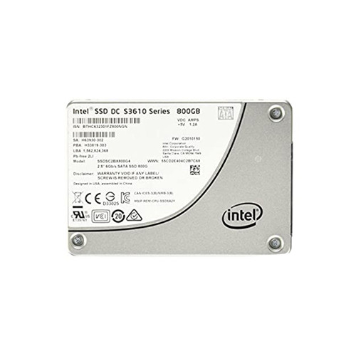 SSDSC2BX800G4 - Intel DC S3610 800GB Multi-Level Cell SATA 6Gb/s 2.5-Inch Solid State Drive
