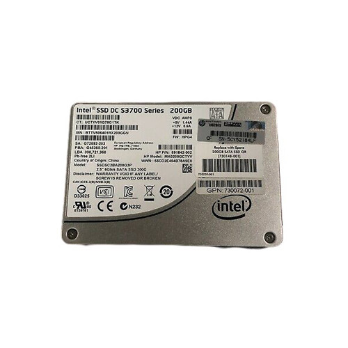 SSDSC2BA200G3P - Intel DC S3700 200GB Multi-Level Cell SATA 6Gb/s 2.5-Inch Solid State Drive
