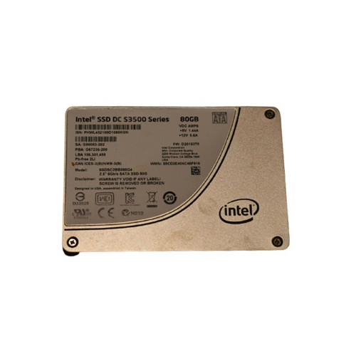 SSDSC2BB080G4B - Intel DC S3500 80GB Multi-Level Cell SATA 6Gb/s 2.5-Inch Solid State Drive