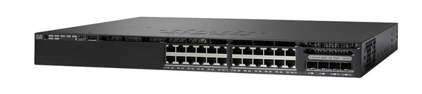 WS-C3650-24PD-S= - Cisco Catalyst 3650-24PD 24-Ports 10/100/1000Base-T RJ-45 POE + Manageable Layer3 Rack-mountable 1U