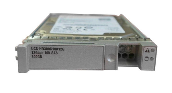 UCS-HD300G10K12G= - Cisco 300GB 10000RPM SAS 12Gb/s 2.5-Inch SFF Hard Drive for UCS B200 M3 Server Spare