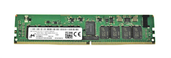 MTA18ASF2G72PF1Z-2G6V21ABSGD - Micron 16GB PC4-21300 DDR4-2666MHz Registered ECC CL19 288-Pin NVDIMM 1.2V Single Rank Memory Module